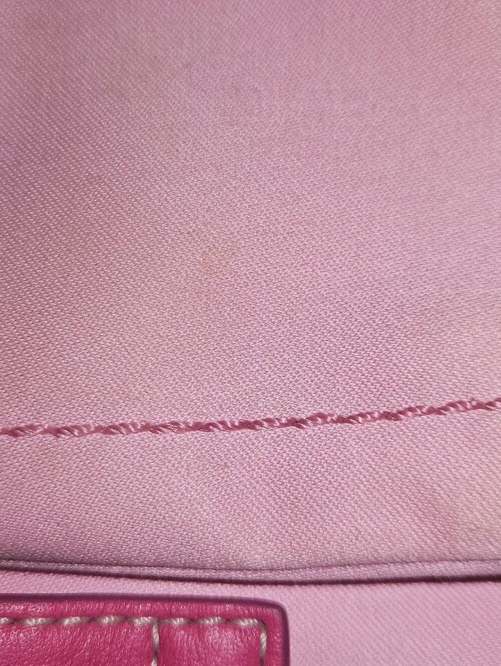Vintage Coach Y2k Soho Pink Nylon Leather Trim Shoulder Bag Barbie Core - Picture 10 of 13